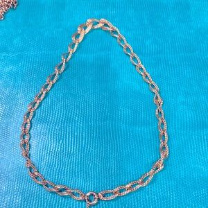 Necklace 14 K yellow gold, 19 1/2 inches